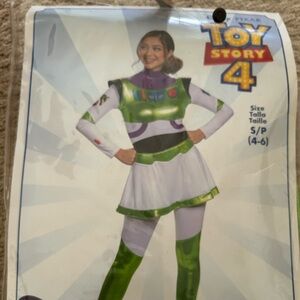 Disney Toy Story 4 Buzz Lightyear Jumpsuit - Green, White, Purple